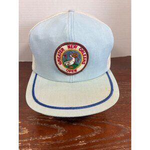 Vintage Greater New Orleans Open Golf Snapback Trucker Hat X3
